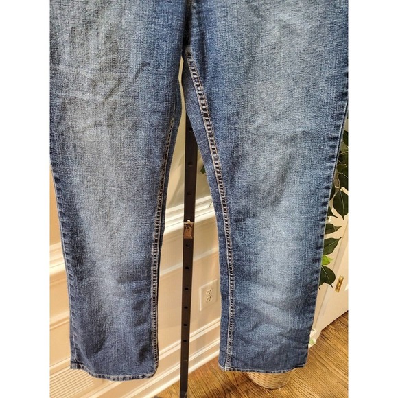 Old Navy Women's Blue Denim Cotton Mid Rise Regular Stretch Jeans Pants Size 8 - Picture 5 of 12